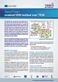 OpenFlow - enabled SDN testbed over TEIN (2013.8) 썸네일