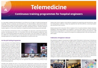 [Case Study] Telemedicine: Continuous training programmes for hospital engineers (2019.02) 썸네일
